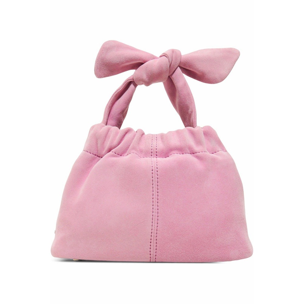 Ted Baker NWT Pink Shoulder Bag Drawstring Closure Chain Strap Gold Hardware Bow